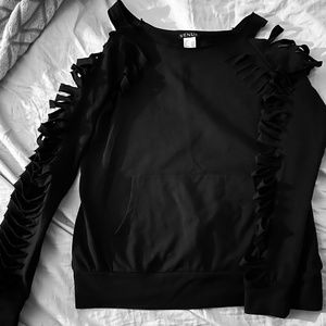 Venus cut up sweatshirt